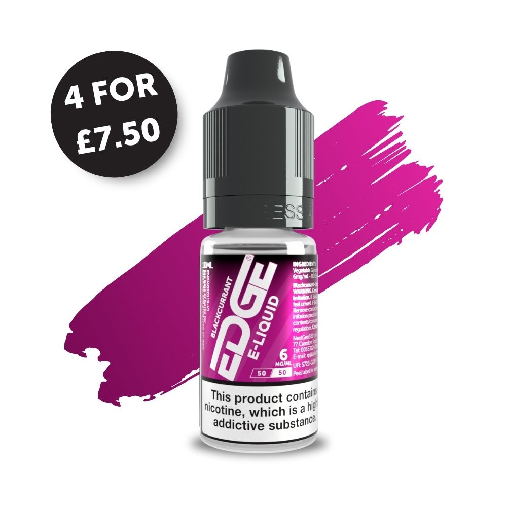 EDGE 50 50 Blackcurrant E Liquid from 2.50 EDGE Vaping