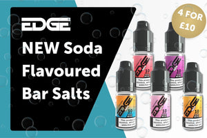 
Available To Buy Online Now: EDGE Bar Salts Soda E-Liquid