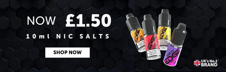 10ml Bar Salts Nic Salts EDGE Vaping UK Homepage Banner