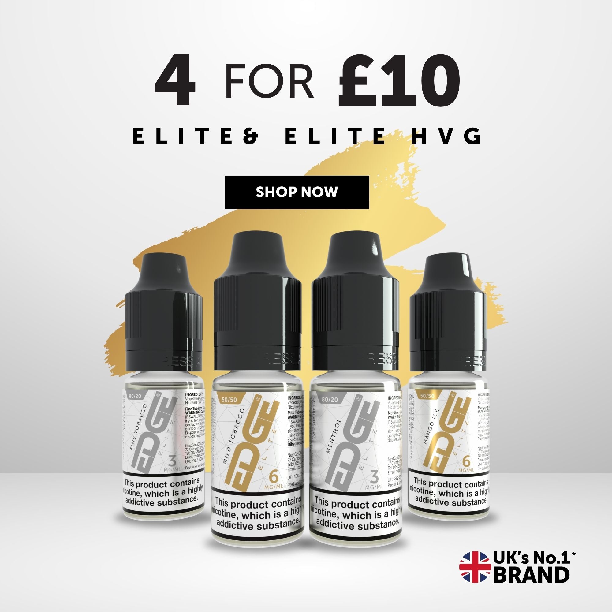 EDGE Vaping Premium UK Made E Liquids Vaping Devices