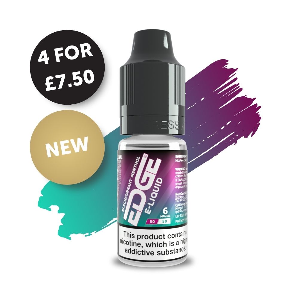 EDGE Vaping Blackcurrant Menthol E-liquid Vape Juice