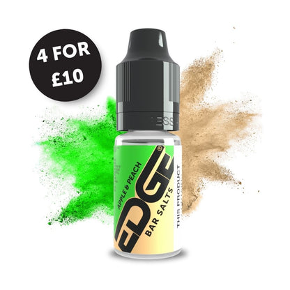 Edge Vaping Bar Salts Apple and Peach Flavour Vape Juice