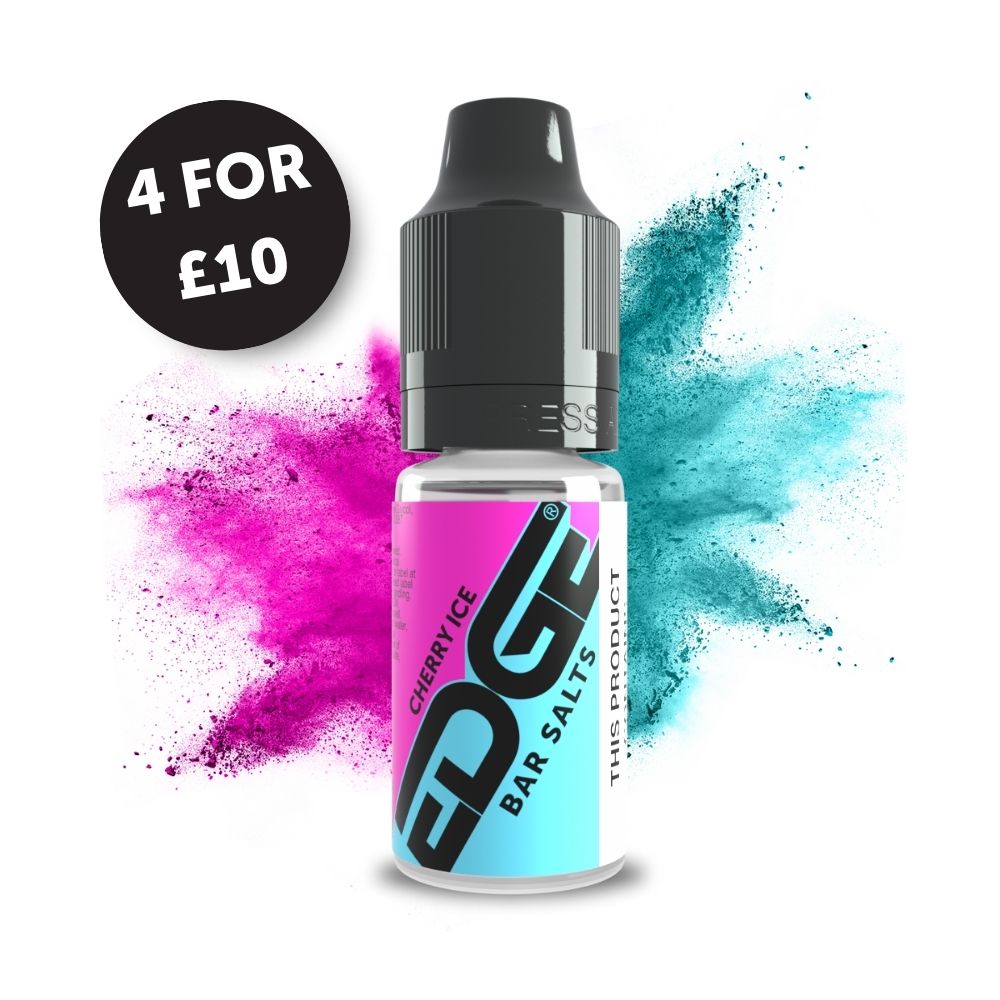 Edge Vaping Bar Salts Cherry Ice Flavour Vape Juice Nic Salt