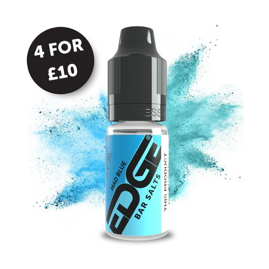 
Edge Vaping Bar Salts Mad Blue Flavour Vape Juice