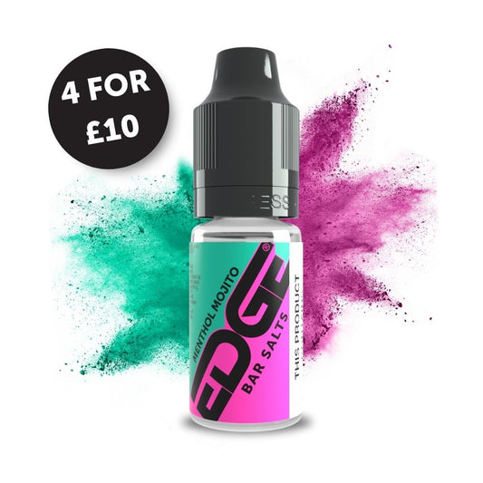 
Edge Vaping Bar Salts Menthol Mojito Flavour Vape Juice