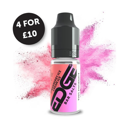 Edge Vaping Bar Salts Strawberry Ice Cream Ice Flavour Vape Juice