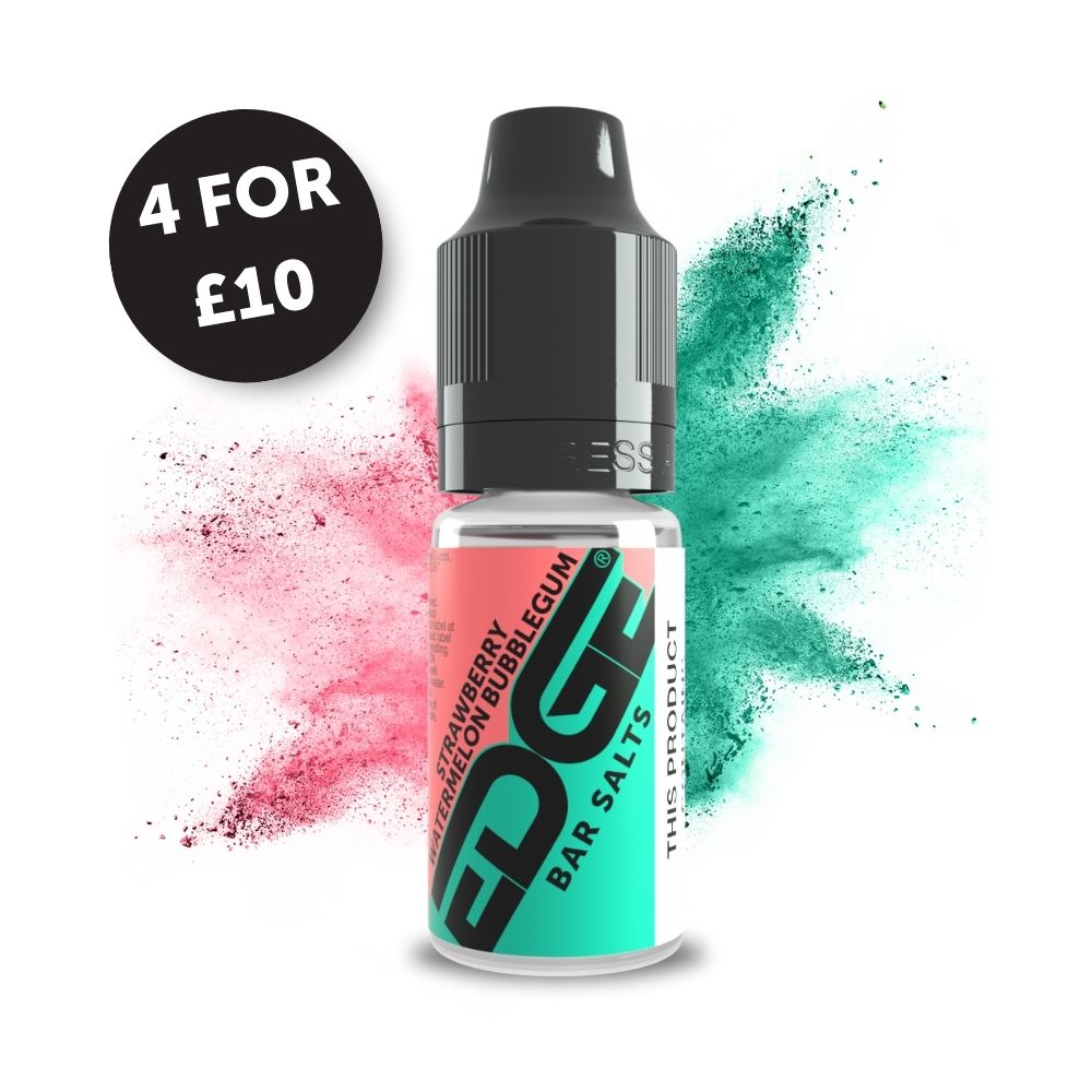 
Edge Vaping Bar Salts Strawberry Watermelon Bubblegum Flavour Vape Juice