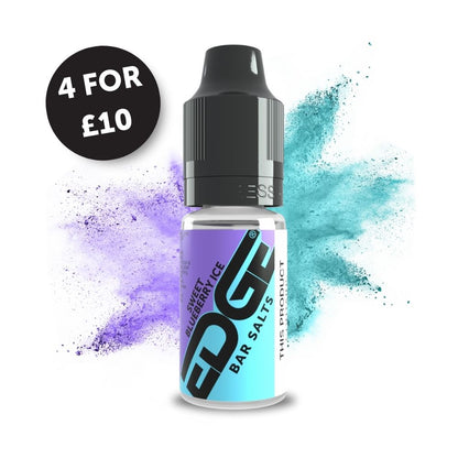 Edge Vaping Bar Salts Sweet Blueberry Ice Flavour Vape Juice