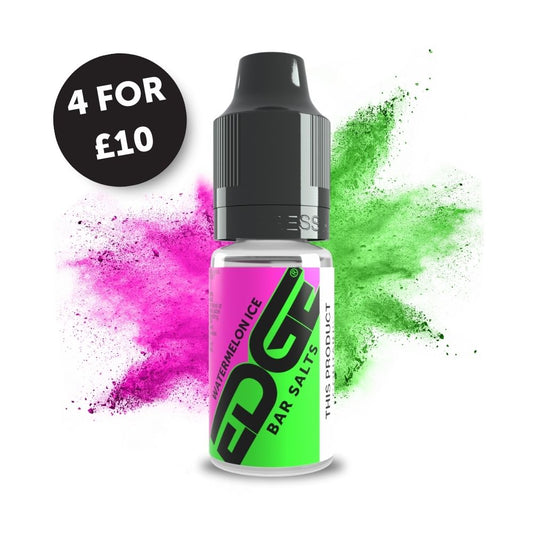 
Edge Vaping Bar Salts Watermelon Ice Flavour Vape Juice