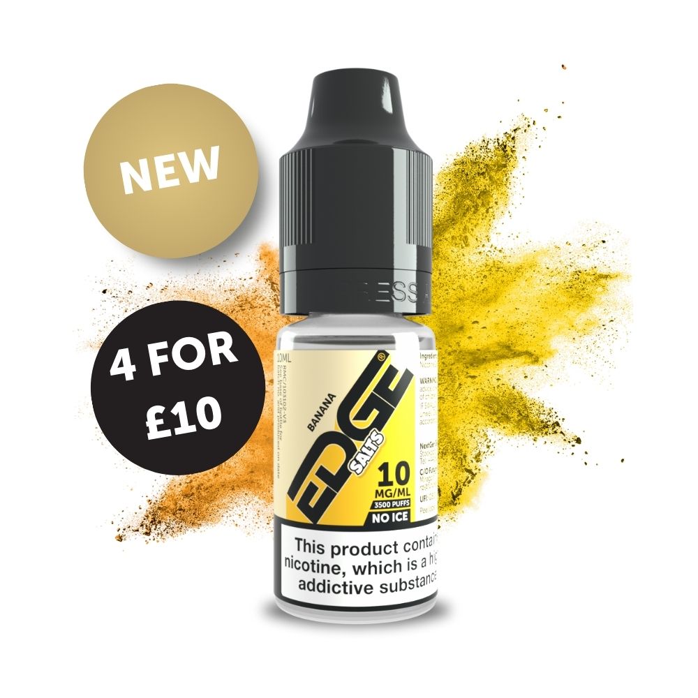 
EDGE Vaping Banana Bar Salt Nic Salt E-Liquid