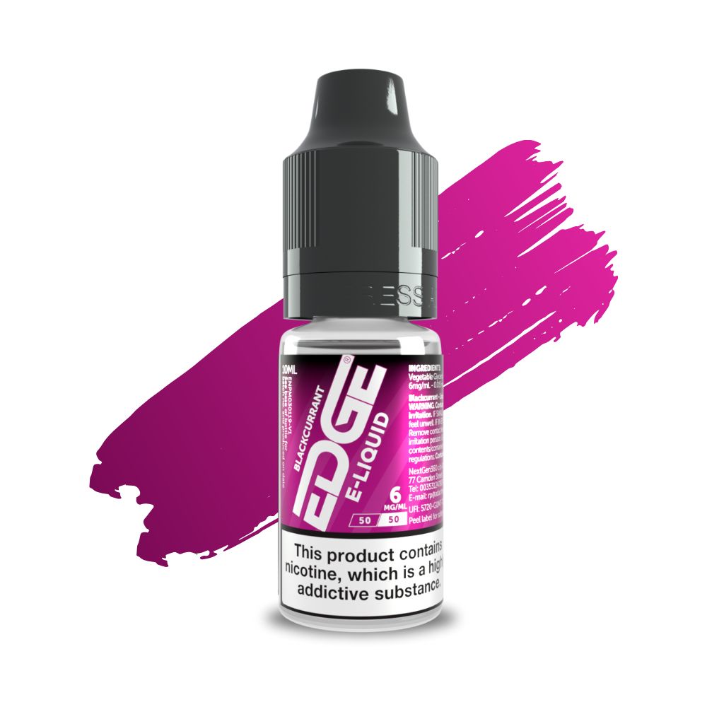 
EDGE Vaping UK Blackcurrant E-Liquid Vape Juice