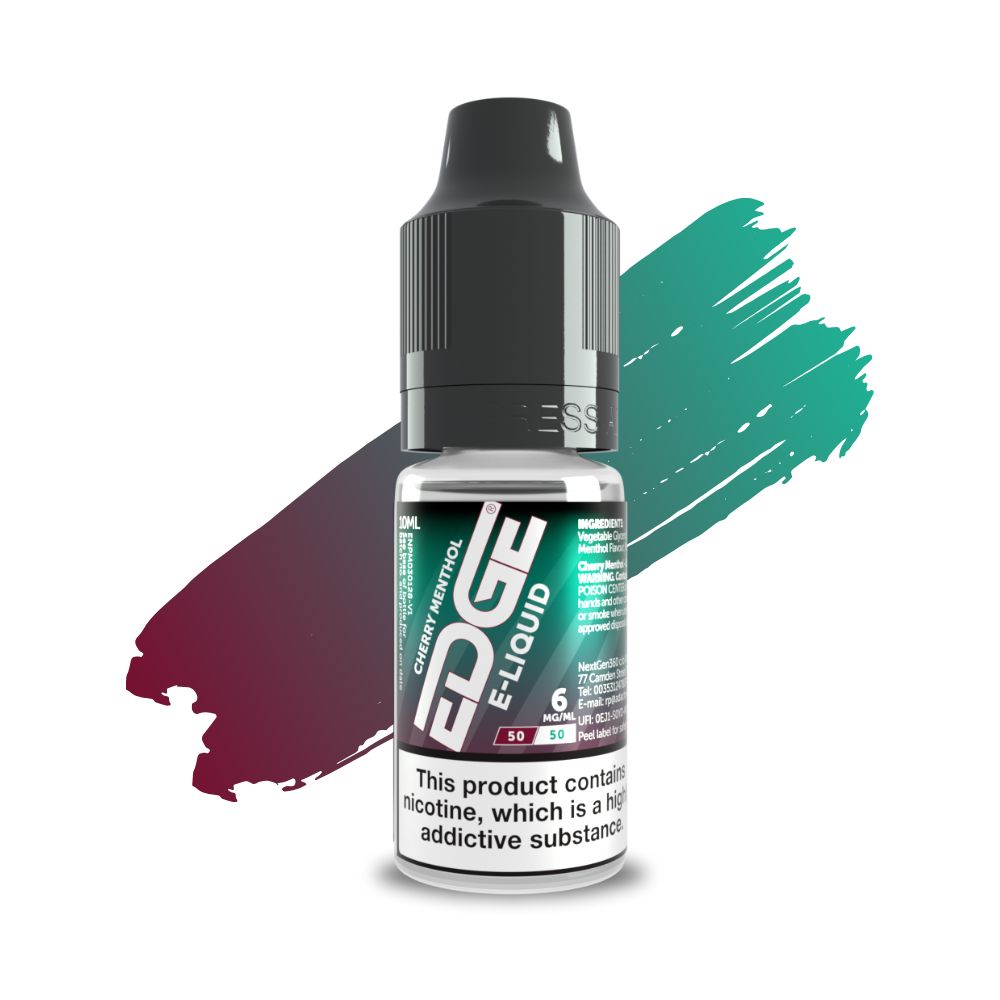 
EDGE Core Vaping UK Cherry Ice Menthol E-Liquid Vape Juice