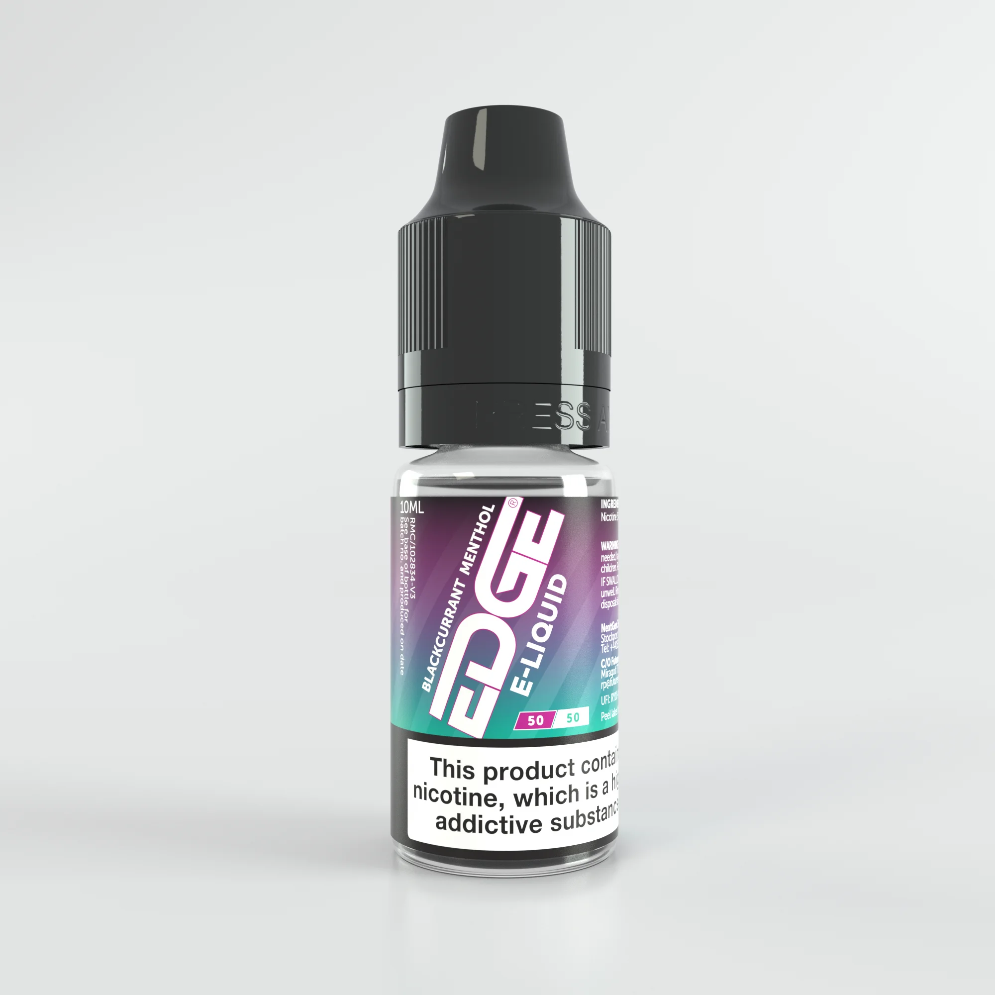 EDGE Vaping CORE 10ml E-Liquid Blackcurrant Menthol 