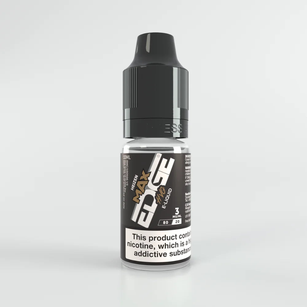 
EDGE Vaping Max HVG 10ml E-Liquid Heizen 3mg