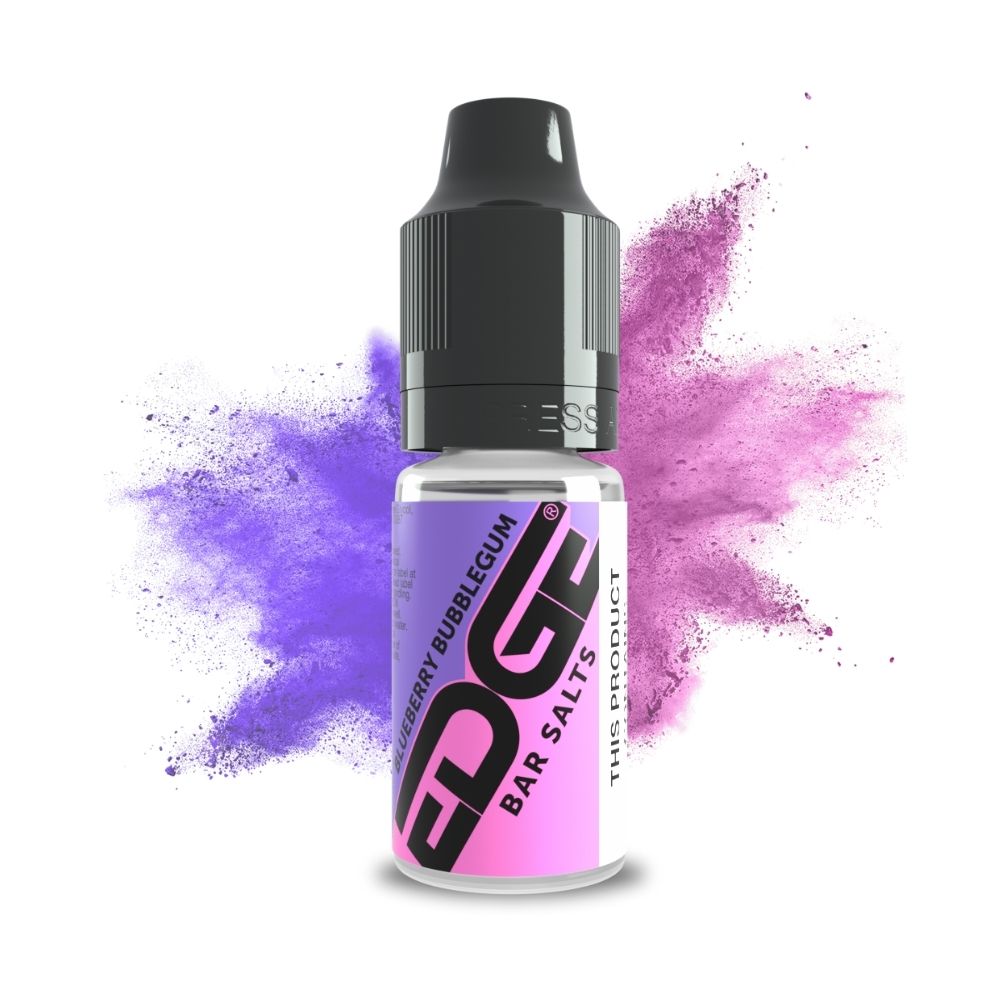 Edge Vaping Bar Salts Blueberry Bubblegum Flavour Vape Juice