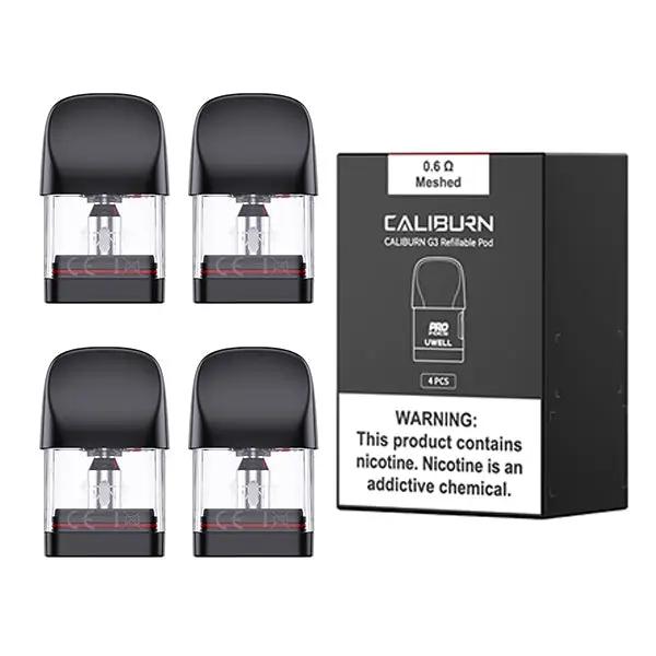 Uwell Caliburn G3 Refillable Pod - 4 Pack