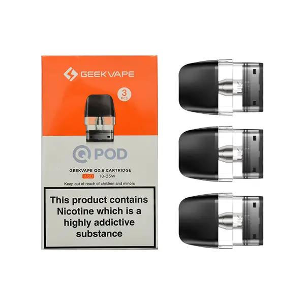 
Geek Vape Q Cartridge Pod - 3 pack